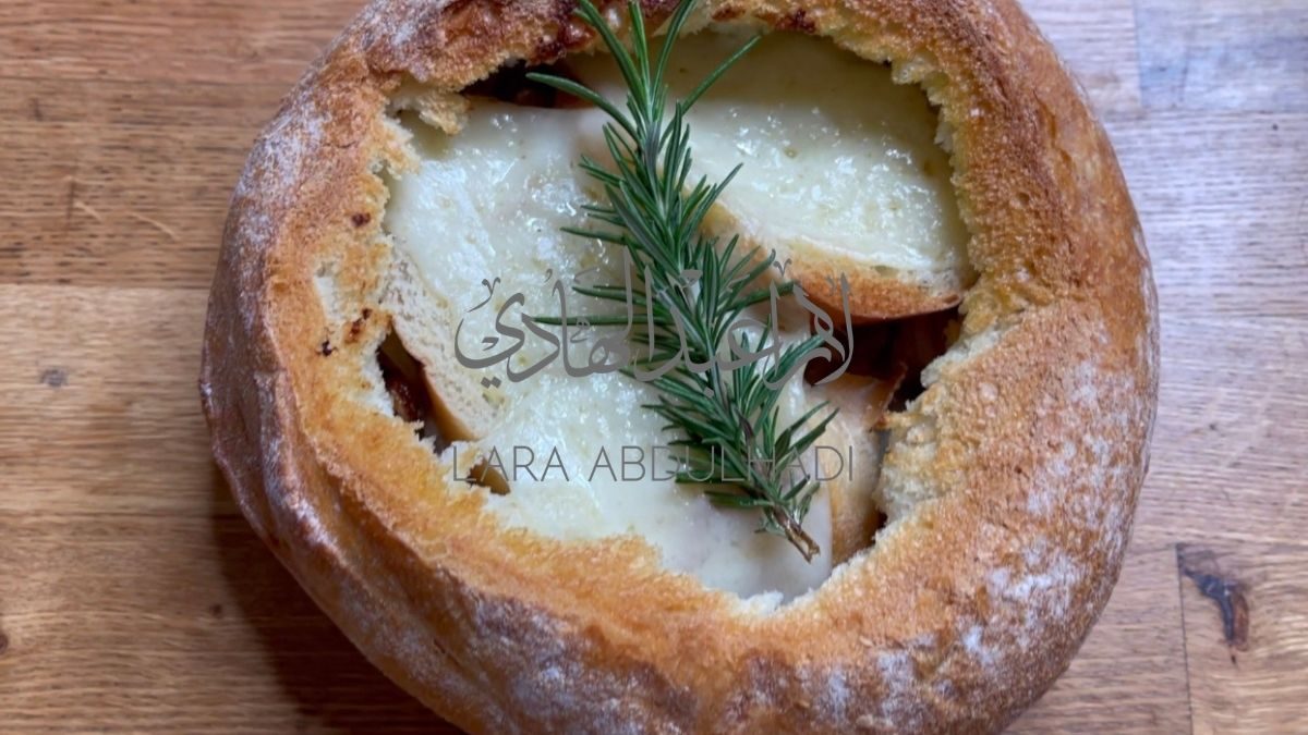 Onion Soup in Bread Bowl