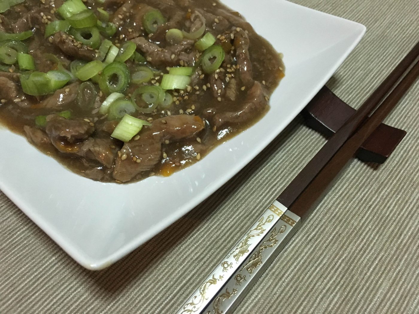 Slow Cooker: Mongolian Beef
